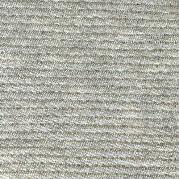 Talbots Embellished Fair Isle Pattern Metallic Stripe Crew Neck Knit Top Large - Picture 4 of 7